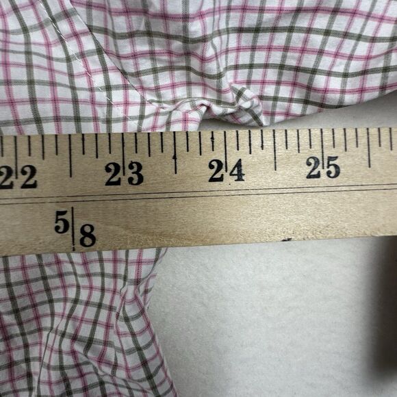 Vineyard Vines Shirt Mens Large Green Pink Plaid Classic Fit MURRAY Shirt - Picture 3 of 13